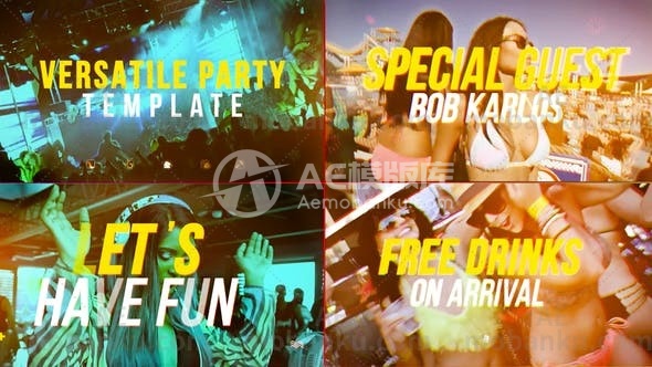 27461多才多艺的派对AE模版Versatile Party