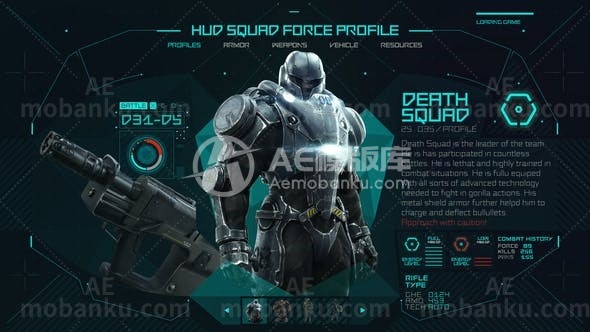 27470HUD多用途游戏视频包装AE模版Hud Multipurpose Game