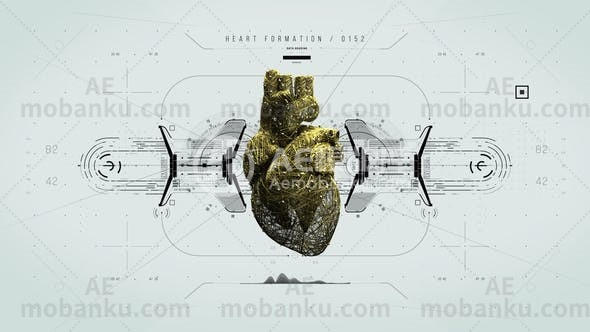 27471HUD医疗接口心脏AE模版HUD Medical Interface Heart