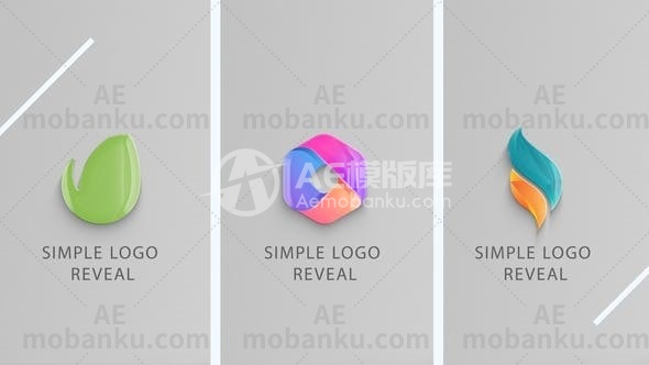 27472迷你logo演绎动画AE模版Minimal Logo Opener