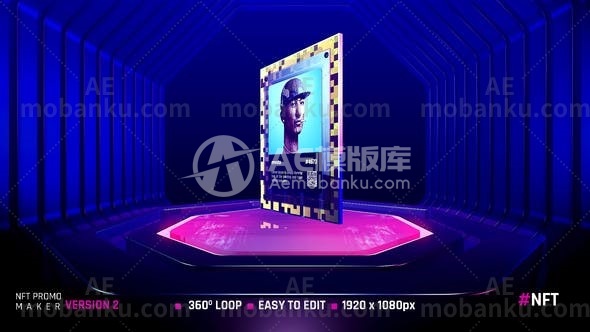 27475NFT制造商动画AE模版NFT MAKER Version 2