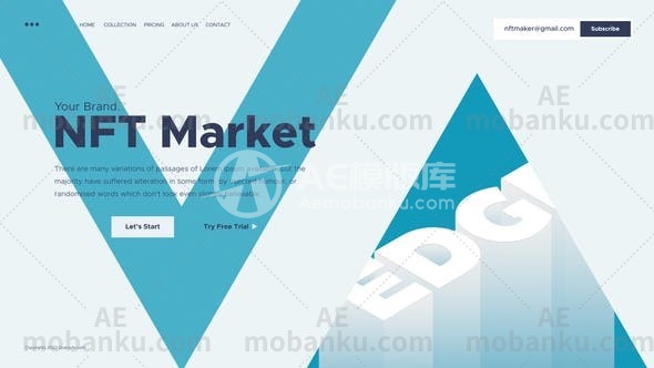 27483NFT市场促销动画AE模版NFT Market Promo