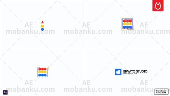 27487运动logo演绎动画AE模版Motion Logo Reveal