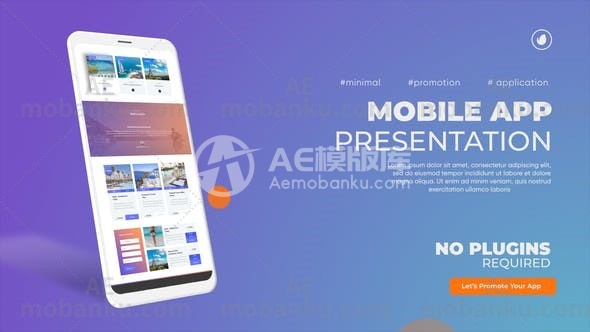 27507现代手机应用APP动画AE模版Modern App Promo
