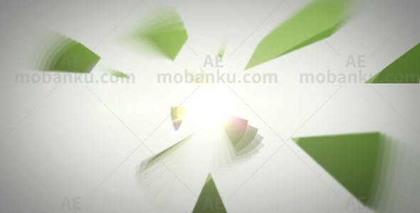 27520简洁logo演绎动画AE模版Elegant Logo from Pieces