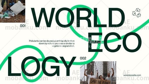 27523生态促销动画AE模版Eco Promo