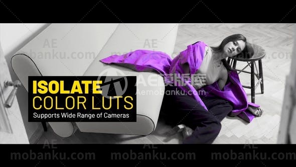 27531创意调色LUTS预设Isolate Colos LUTs