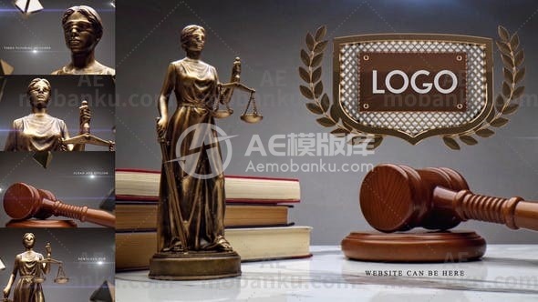 27565法律和秩序视频包装AE模版Law and Order Opener DR