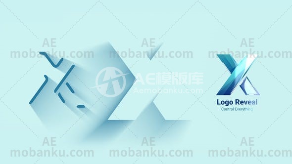 27574创意logo演绎动画AE模版Logo Reveal