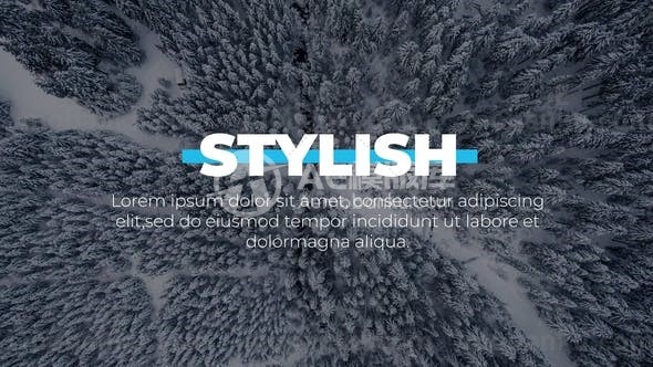 27592简洁文字标题动画AE模版Simple Titles