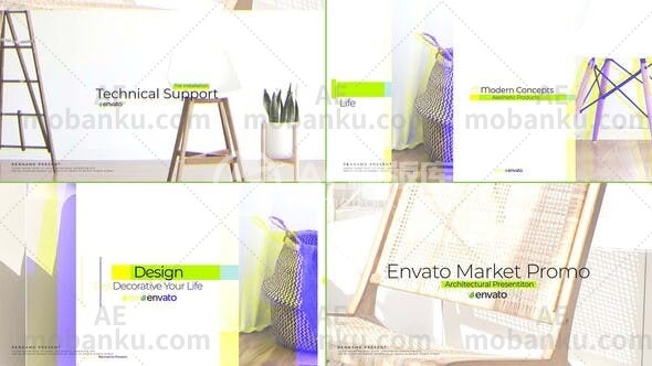 27613建筑展示动画AE模版Architectural Presentation