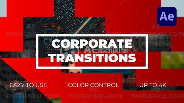 27626企业公司视频转场过渡特效AE模版Corporate Transitions | After Effect
