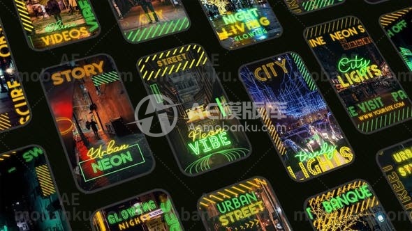 27629Instagram故事动画AE模板Instagram Stories