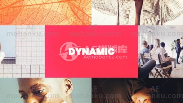 27684现代图文展示动画AE模版Modern Multiframe Slideshow