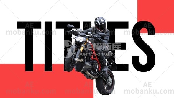 27691体育运动排版动画视频开场AE模版Sport Typography Opener