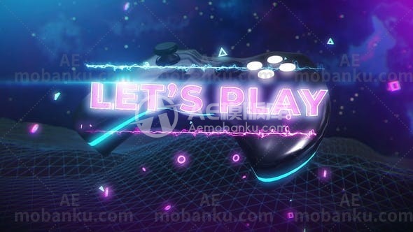 27692复古logo演绎视频开场AE模版Esport Retro Logo Opener