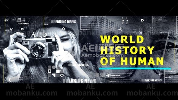 27698电影预告片-纪录片历史AE模版Cinematic Trailer – Documentary History 4K