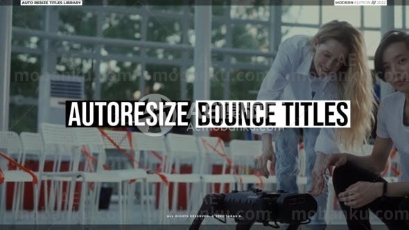 27720弹跳文本标题动画AE模版Bounce Text Titles 2.0 | After Effects
