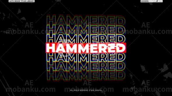 27723字体粗体标题动画AE模版Typography Bold Titles 1.0 | After Effects