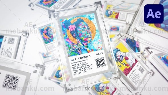 27725NFT多屏logo演绎动画AE模版NFT Multiscreen Logo Intro