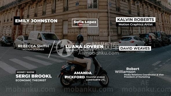 27729字幕条动画AE模板Lower Thirds | After Effects