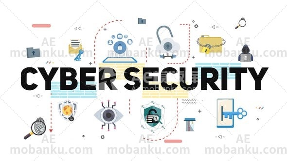 27742网络安全和密码排版场景AE模版Cyber Security & Crypto Typography Scenes