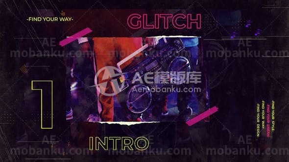 27749垃圾嘻哈促销AE模版Grunge Hip-Hop Promo