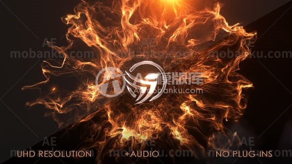 27750创意logo演绎AE模板Logo Impact