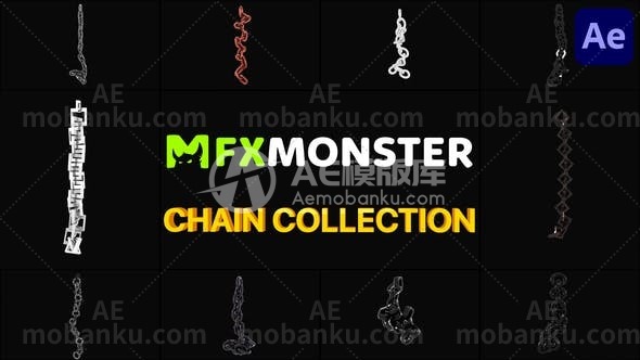 27754创意视频包装AE模版Chain Collection | After Effects