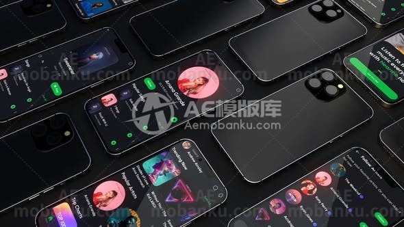 27776手机应用促销AE模板App Promo – Phone 13