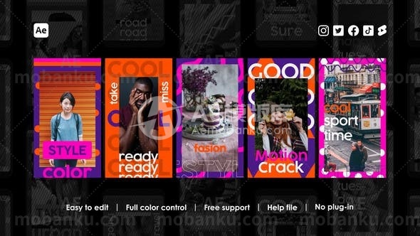 27781Instagram故事AE模版Instagram Stories