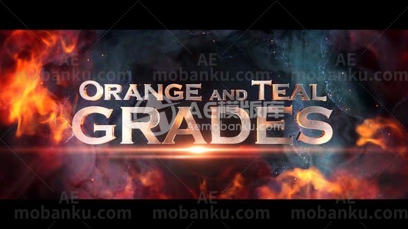 27796橙色和蓝绿色调色风格LUTS预设Orange and Teal LUTs