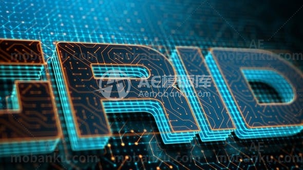 27815高科技logo演绎动画AE模版Hi-Tech Logo Reveal