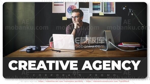 27816创意代理企业促销AE模版Creative Agency Corporate Promo