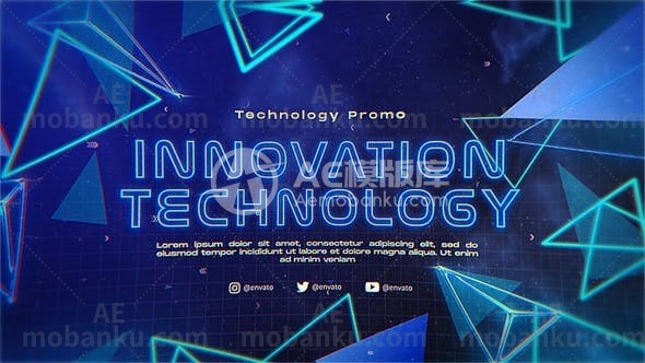 27829创意视频包装AE模版Innovatiion Technology Promo