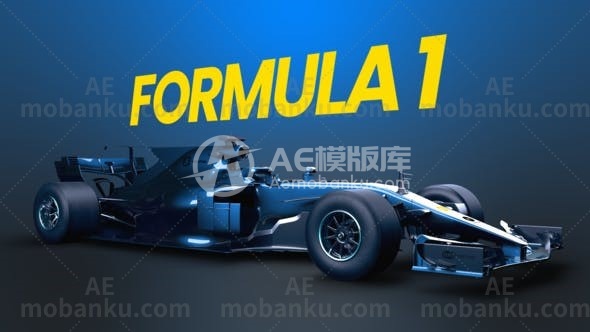 27834创意logo演绎动画AE模版Formula 1 Logo Reveal