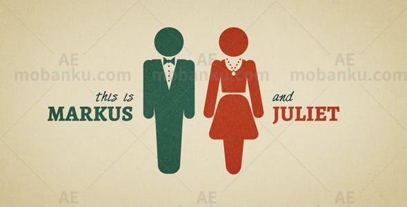 27837创意视频包装AE模版Save the Date