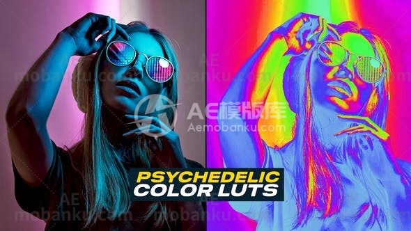 27842创意调色LUTS预设Psychedelic LUTs