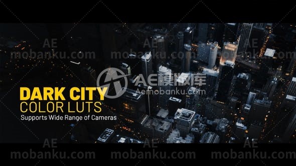 27858创意调色LUTS预设Dark City LUTs