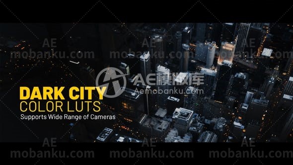 27858创意调色LUTS预设Dark City LUTs