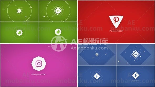 27873形状标志介绍logo演绎动画AE模版Shape Logo Intro