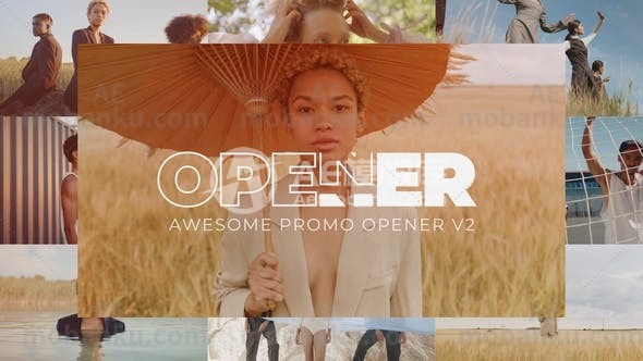 27891创意促销视频开场AE模版Creative Promo Opener