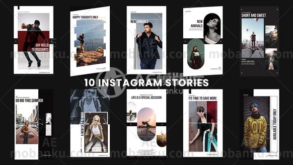 27955Instagram故事AE模板Instagram Stories V2