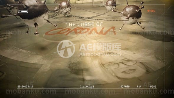 27989创意视频开场AE模版Curse of Corona