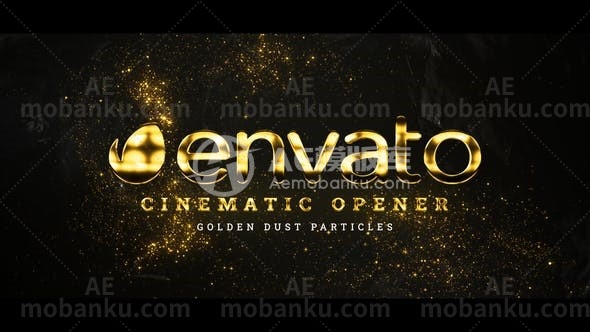 28026电影颁奖视频开场AE模版Cinematic Awards Opener