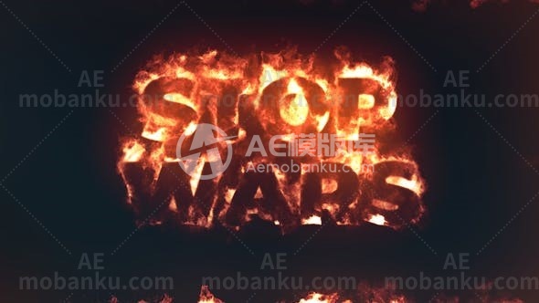 28028停止战争视频包装AE模版Stop The Wars – History Slideshow