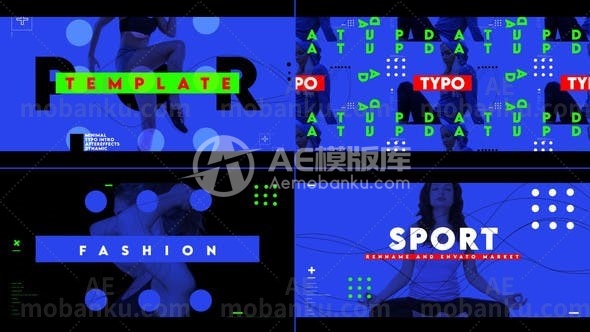 28040抽象视觉视频开场AE模版Abstract Visual Opener