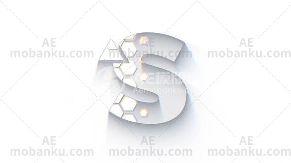 28063创意logo演绎动画AE模版Soft Logo
