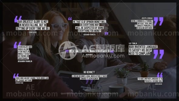 28069创意视频包装AE模版Autoresize Text Quotes | AE