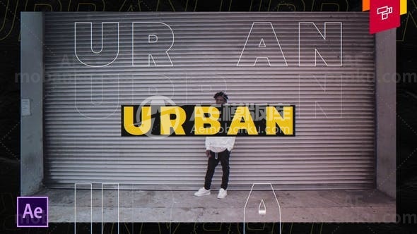 28100城市视频开场AE模版Urban Opener